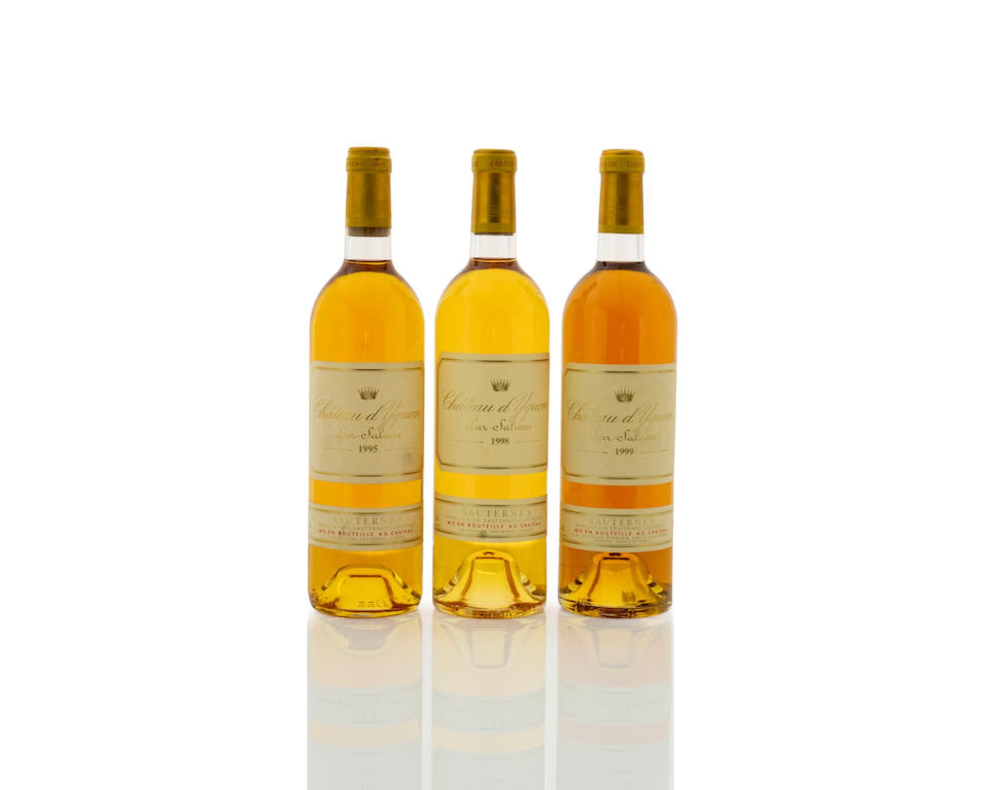 Château d'Yquem 1995 (1) Château d'Yquem 1998 (1) Château d'Yquem 1999, Sauternes...