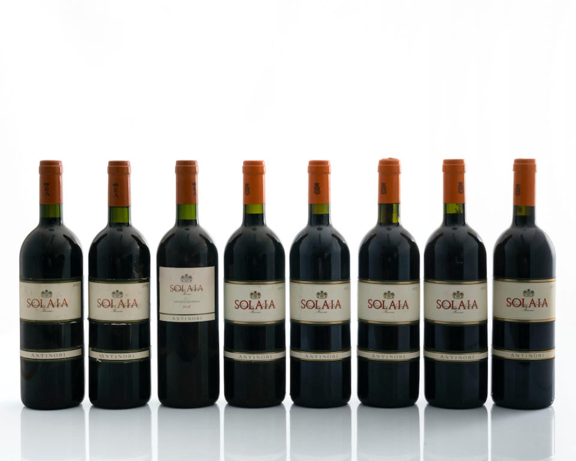 Solaia 2001 (2) Solaia 2002 (1) Solaia 2003 (4) Solaia 2012, Antinori (1)