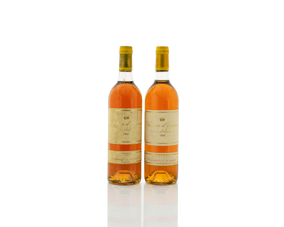 Château d'Yquem 1982 (1) Château d'Yquem 1989, Sauternes 1er Grand Cru Classé (1)