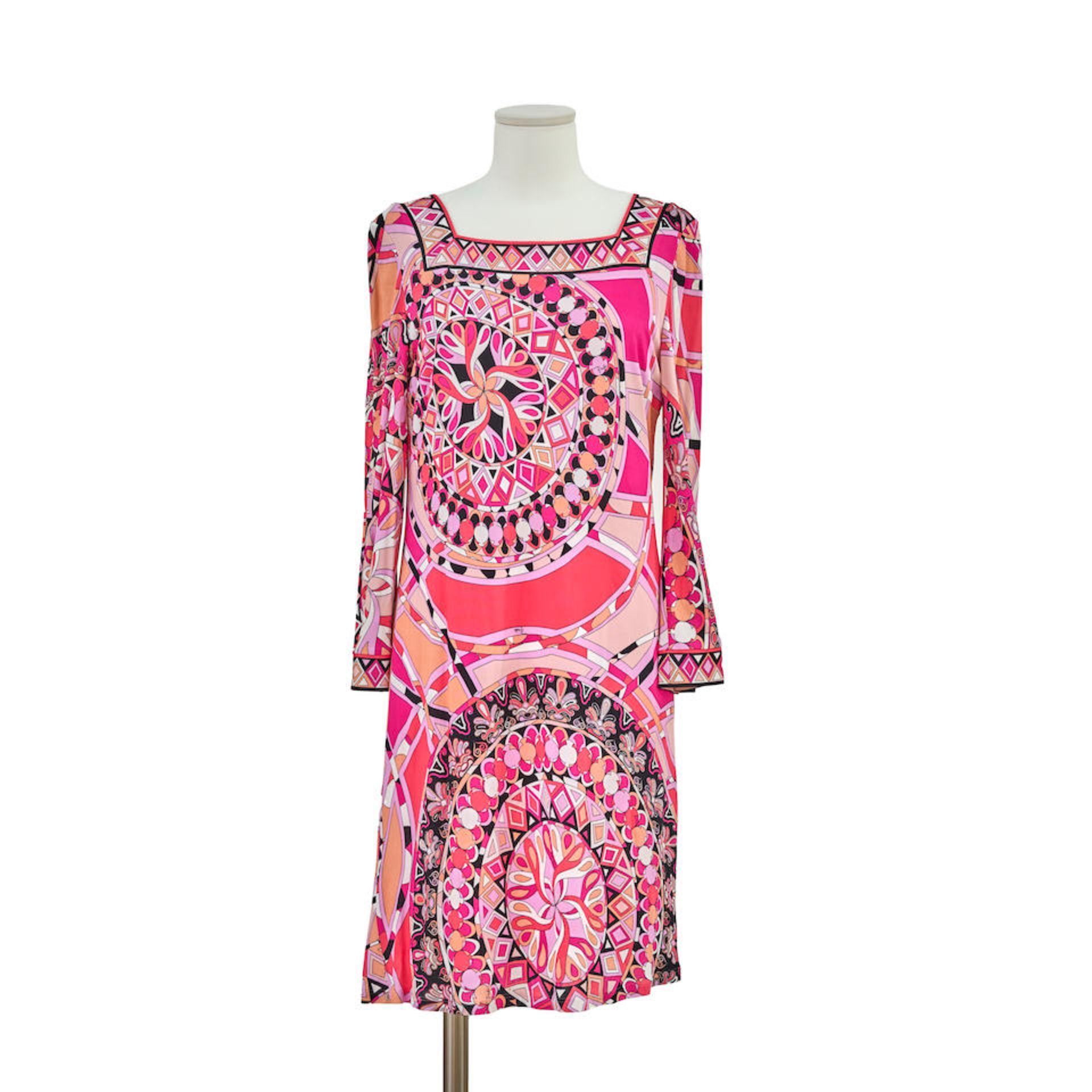 Emilio PUCCI, circa 2010. Deux robes en jersey imprimé.