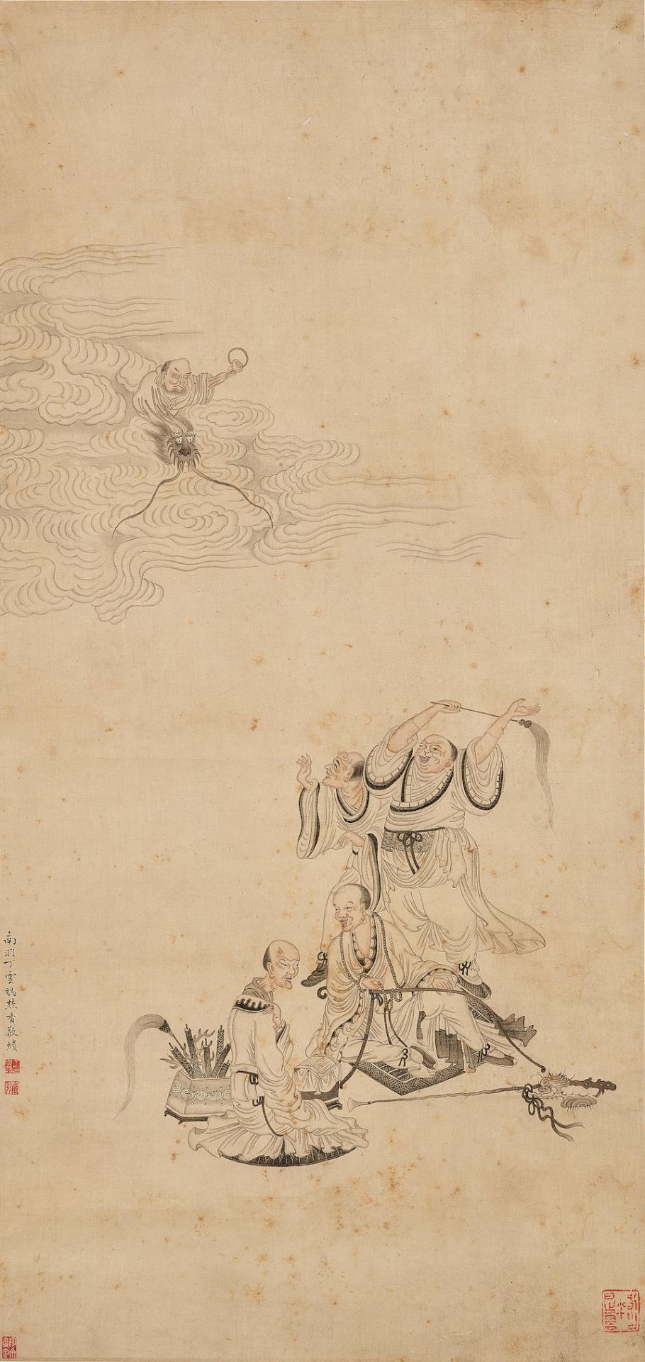 DING YUNPENG (1547-1628) Luohans