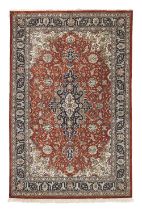 A Qum carpet Central Persia, 20th century 198cm x 131cm