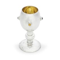 A Scottish silver and gem set goblet Graham Leishman Stewart, Edinburgh 2009