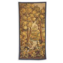 An early 20th century verdure tapestry 207cm x 101cm