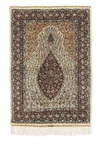 A charming Hereke carpet signed, West Anatolia, 150.5cm x 102.5cm