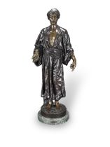 After Ren&#233;-Charles Masse (French, 1855-1913): A patinated bronze figure of a 'Young Arab'