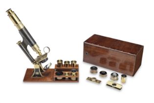 A Smith & Beck Educational Field Microscope, English, Late 19th century,