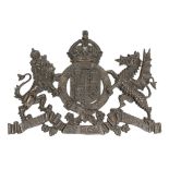 A cast and patinated bronze George V Coat of Arms