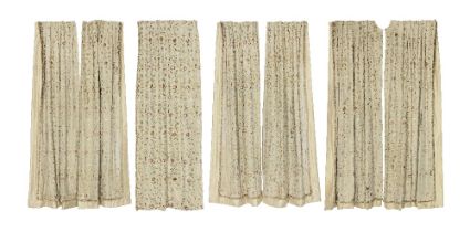 A set of charming embroidered curtains Late 19th early 20th century, in the 18th century Chin...