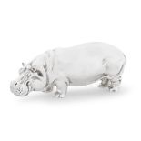 A silver hippopotamus Francis Howard, Sheffield 2016