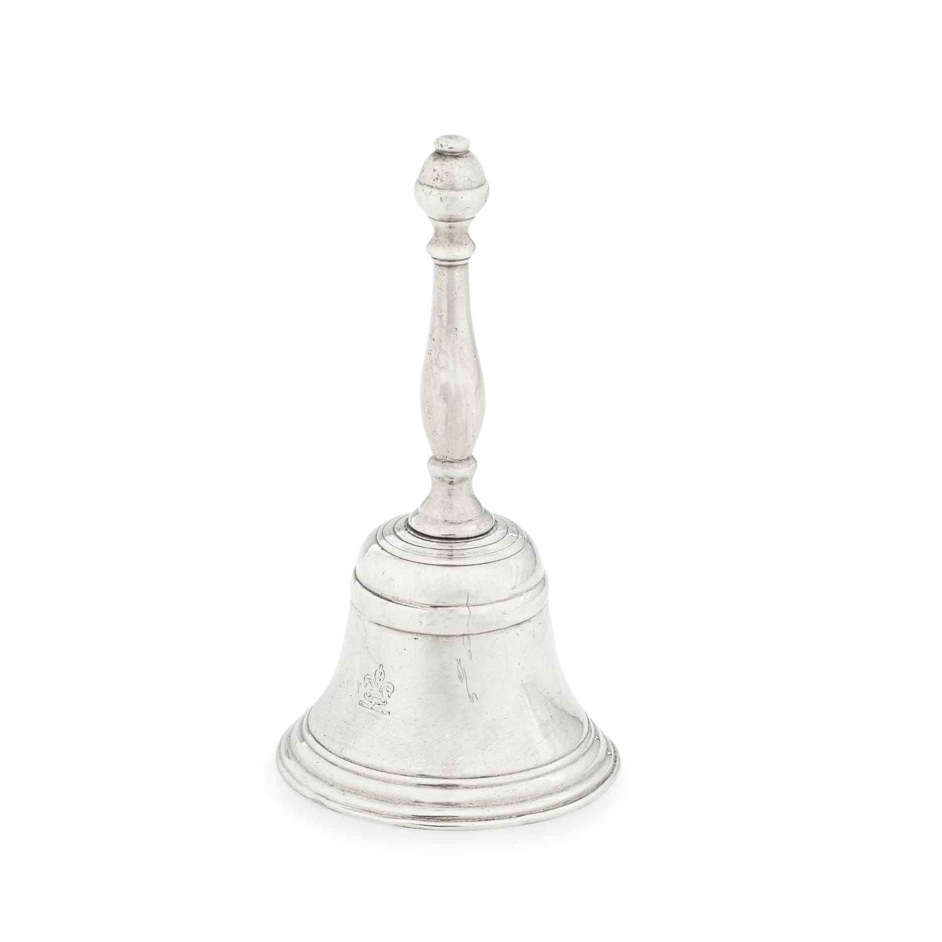 A George III silver bell maker's mark NG, London 1777 or 1783