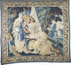 A Flemish Mythological tapestry Mid to late 17th century 298cm x 275cm