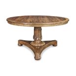 A George IV rosewood breakfast table Circa 1830