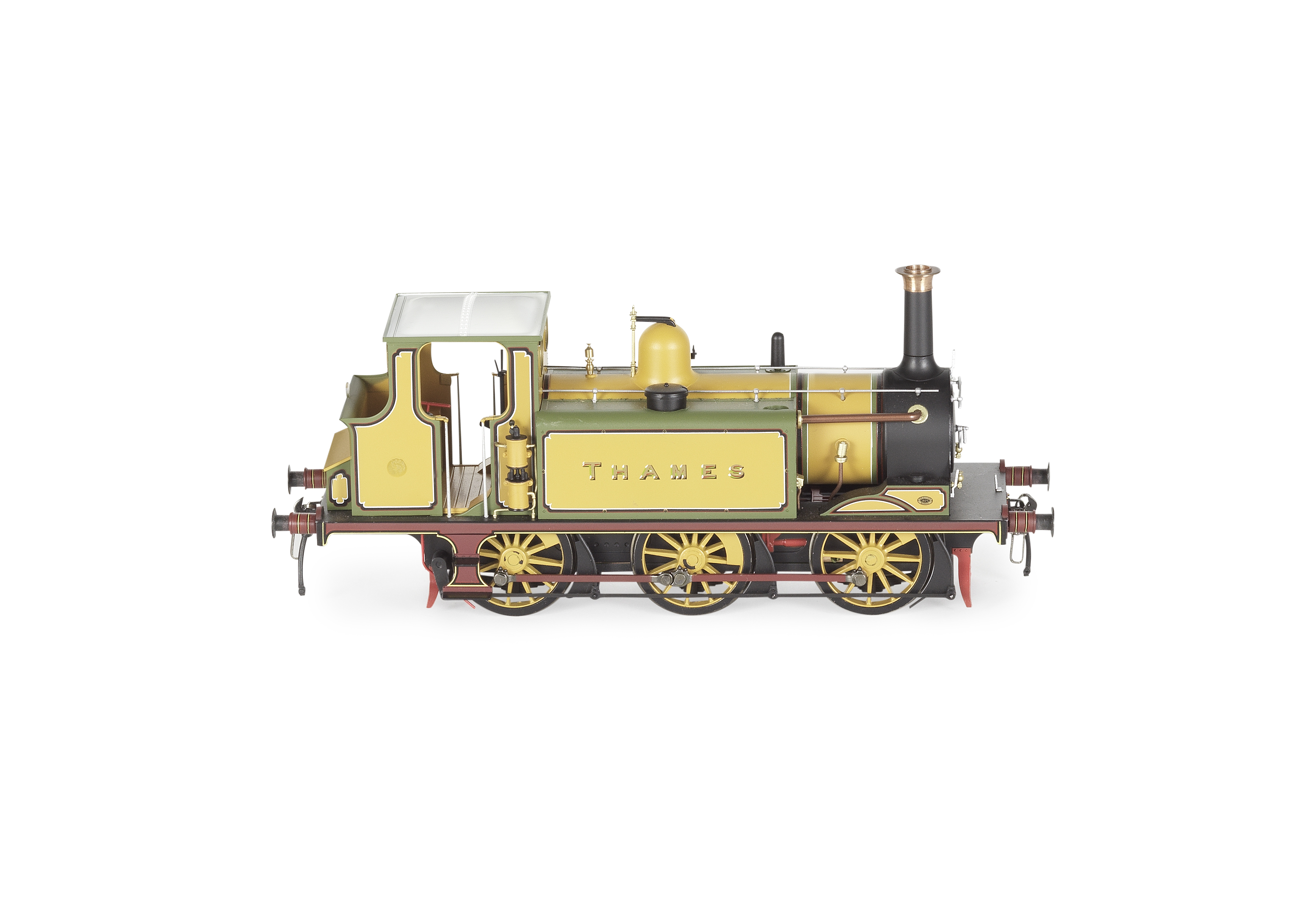 An O-Gauge Model of the 0-6-0 tank Locomotive 'Thames', Modern,