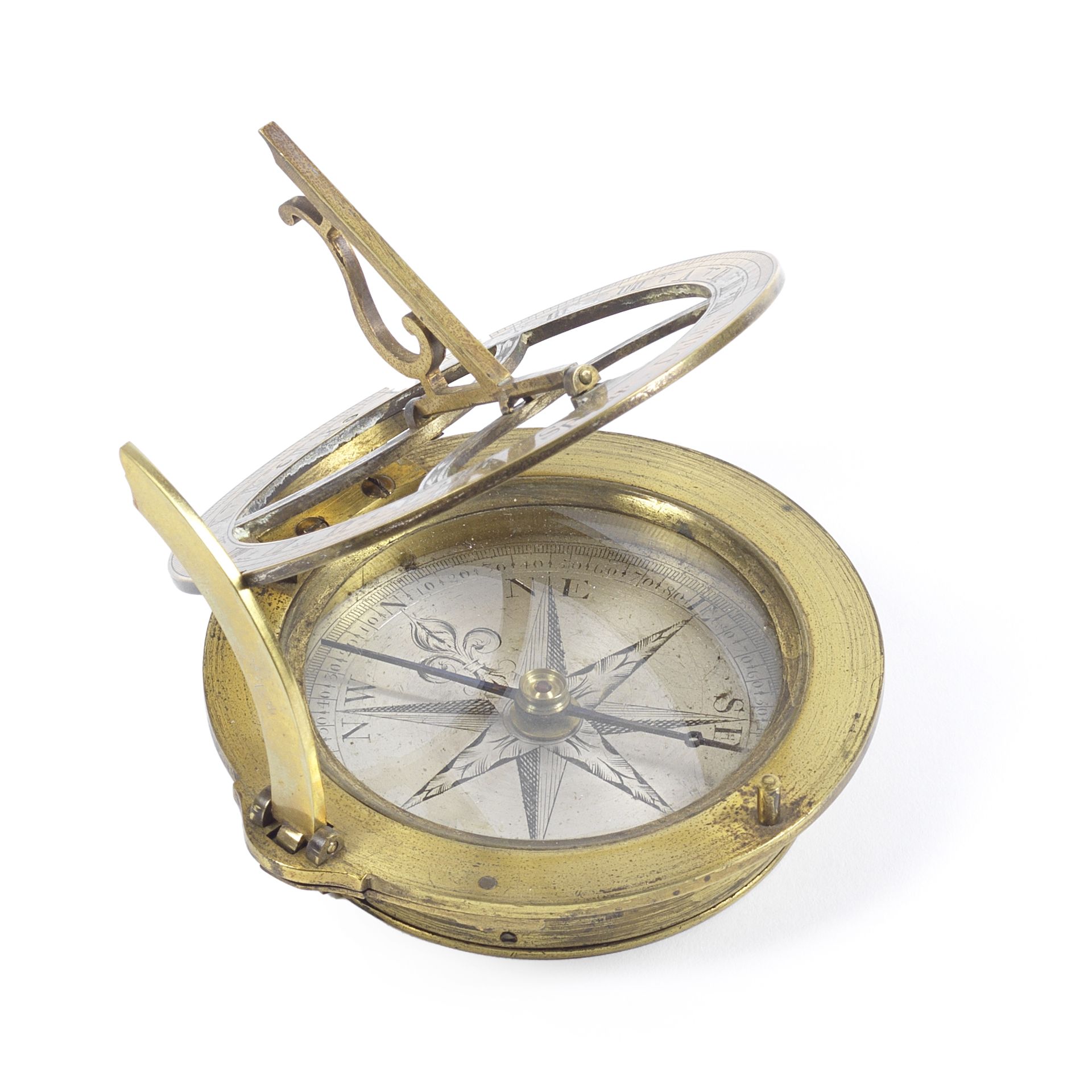 A Richard Spear Universal Equinoctial Dial, Irish, early 19th century,