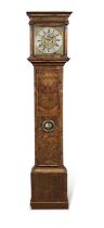 An early 18th Century walnut longcase clock the dial signed William Trippett, London