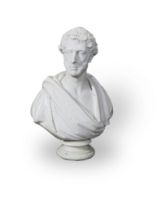 John Francis (British, 1780-1861): A carved white marble bust of George Granville, 2nd Duke of S...