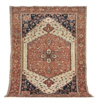 An impressive antique Heriz carpet North-West Persia, circa 1890 472cm x 353cm