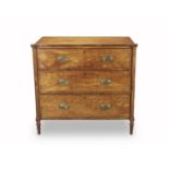 A George III satinwood, kingwood crossbanded and purplewood inlaid commode 1790-1800, possibly b...