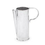 A modern silver pitcher Continental, 20th century marks rubbed, also stamped 925