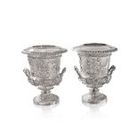 A pair of George IV silver wine coolers John Edward Terrey, London 1827 (2)