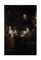 Attributed to William Home Lizars (British, 1788-1859) The Earl of Buchan at the orchestra, Corr...