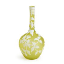 Cameo Glass Vase Attributed to Thomas Webb & Sons, England, c. 1890, unmarked, ht. 13 in.