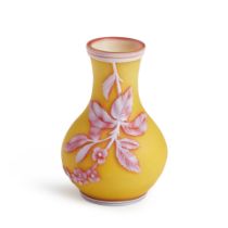 Thomas Webb & Sons Cameo Glass Vase, England, c. 1900, molded mark 'Thomas Webb & Sons Cameo' an...