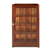 Gustav Stickley (1858-1942) China Cabinet, Eastwood, New York, c. 1908, oak, glass, copper, part...