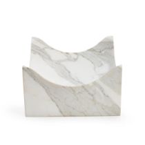 Enzo Mari (1932-2020) 'Paros L' Carrara Marble Bowl, Italy, designed 1964, produced early 21st c...