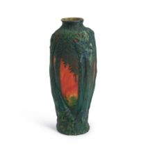 Daum Nancy Cameo Glass Vase, France, early 20th century, incised mark 'Daum Nancy' and Croix de ...
