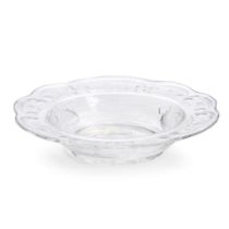 Rock Crystal Low Bowl Engraved with Turtles, United States or England, late 19th/early 20th cent...