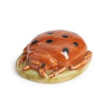 Rookwood Pottery 'Lady Bug' Paperweight, Cincinnati, Ohio, dated 1936, Rookwood impressed stamp ...