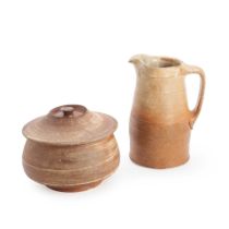 Michael Simon (1947-2021) Studio Pottery Covered Bowl and Pitcher, Athens, Georgia, c. 2000, bot...