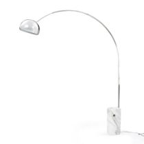 Achille and Pier Giacomo Castiglioni for Flos 'Arco' Floor Lamp, Italy, designed 1962, aluminum,...