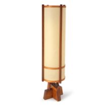 George Nakashima (1905-1990) Kent Hall Floor Lamp, New Hope, Pennsylvania, c. 1968, walnut, oak,...