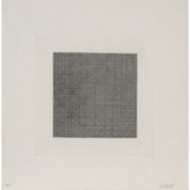 Sol LeWitt (1928-2007); Lines in Four Directions, Superimposed;