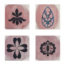 Philip Taaffe (born 1955); Four Plates, from Project for Planthouse (4 works);