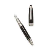 MONTBLANC. A RESIN AND MOTHER OF PEARL FOUNTAIN PEN