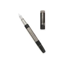 MONTBLANC. A SPECIAL EDITION RESIN AND STERLING SILVER FOUNTAIN PEN
