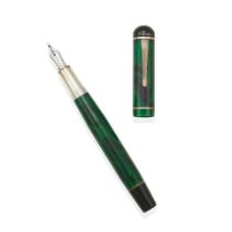 MONTEGRAPPA. A LIMITED EDITION RESIN AND STERLING SILVER FOUNTAIN PEN