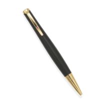 MONTBLANC. A LIMITED EDITION RESIN AND GOLD PLATED BALLPOINT PEN