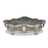 A French silver two-handled jardinière Henri Soufflot, with Minerva head first standard mar...