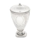 A George III silver 'classical urn' nutmeg grater William Key, London circa 1783