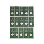 A 50 piece silver coin / medallion set, titled 'The Mountbatten Medallic History of Great Britai...