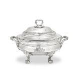 A George III silver two-handled soup tureen William Burwash and Richard Sibley, London 1810