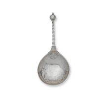 A Norwegian silver spoon rubbed maker's mark, Bergen circa 1610