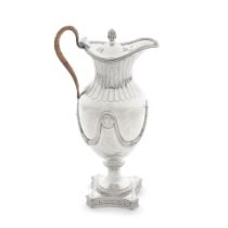 A good George III silver Neo Classical wine jug / ewer Thomas Heming, London 1773