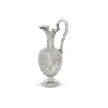 A Victorian silver claret jug John Wilmin Figg, London 1846