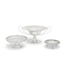 A silver two-handled bowl, together with two other bowls Fattorini & Sons Ltd, Birmingham 1906; ...